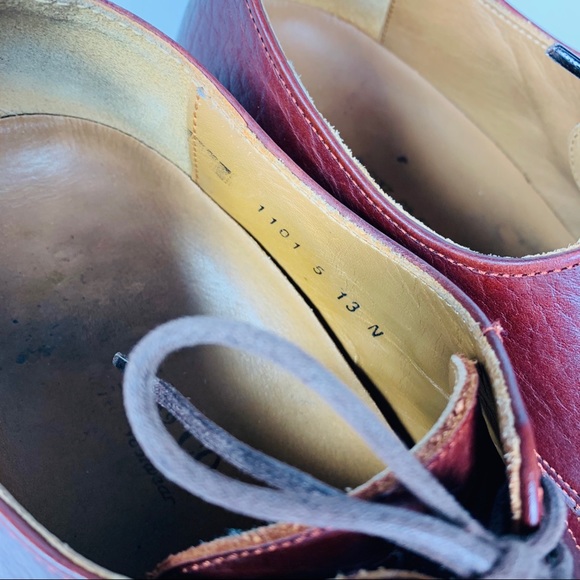 H.S Trask & Co Derby Shoes Leather Brown Size 13 - Picture 4 of 6